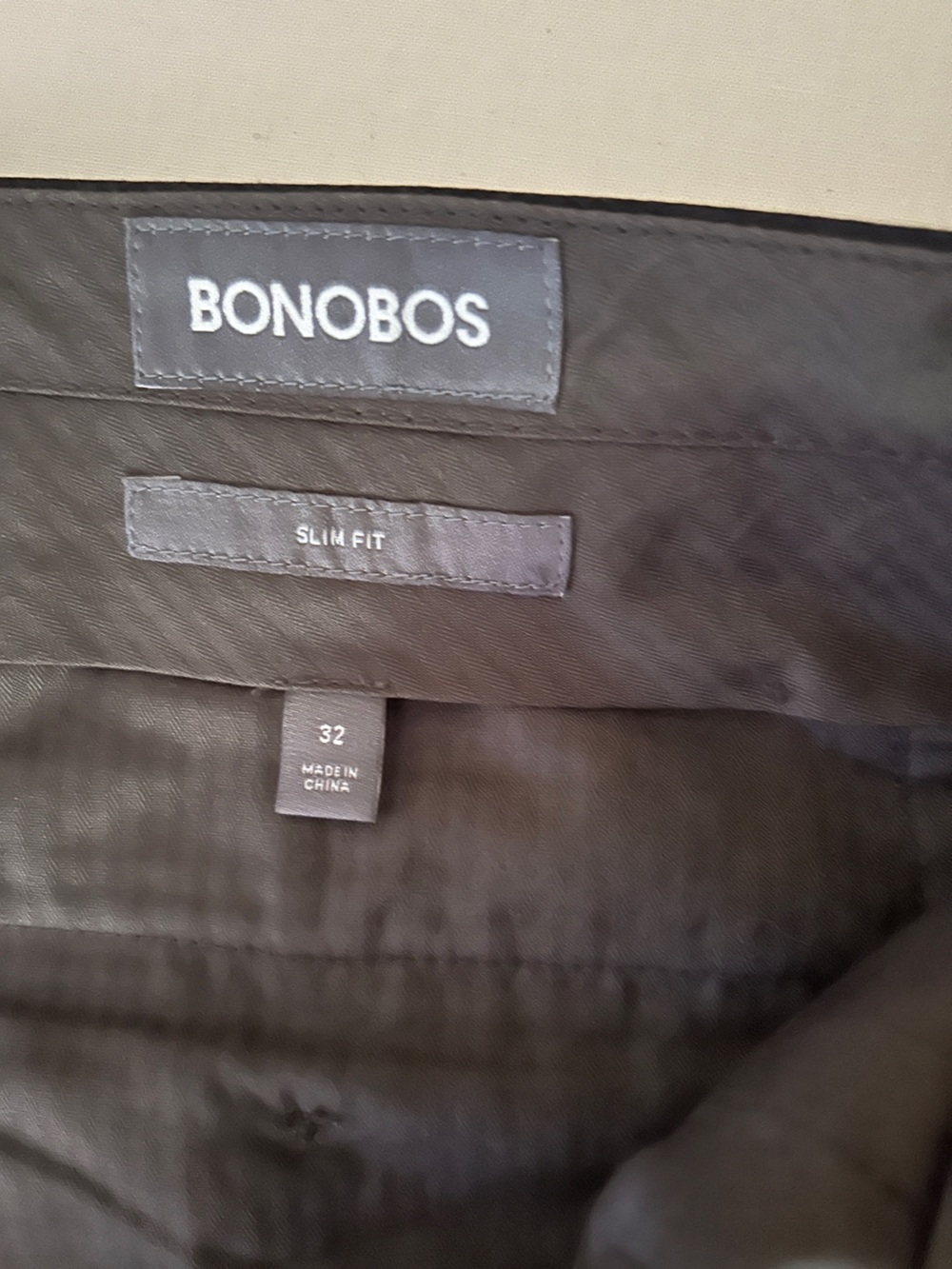 Bonobos Black Dress Pants - Slim Straight - Picture 8 of 9